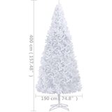  Umjetno osvijetljeno božićno drvce 400 cm bijelo | shoptok.hr
