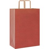  Papirnate vrećice 50 kom s ručkama crvene 32x17x44 cm | shoptok.hr