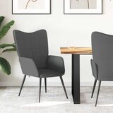  Stolica za opuštanje tamnosiva od tkanine | shoptok.hr
