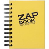 Clairefontaine Zap book A6 80gr 160L, mix boja, spiralni uvez, bjanko, 100% reciklirani papir | shoptok.hr