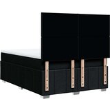  Krevet s oprugama i madracem crni 140x200 cm od tkanine | shoptok.hr
