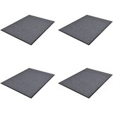 PVC otirači 4 kom sivi 90 x 60 cm | shoptok.hr