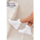 Boto Insulated High Women's Sneakers On Platform Zip White Sarira | ePonuda.com
