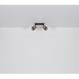 Globo 15560-2 - Spot svetiljka MILLEY 2xE27/40W/230V, crna/mesing | Eponuda.com