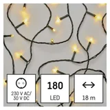 LED spoljašnji lanac 180xLED/23m IP44 topla bela