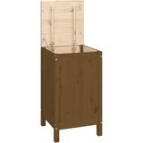  Kutija za rublje boja meda 44 x 44 x 76 cm od masivne borovine | shoptok.hr
