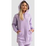 GymBeam Ženska dukserica Limitless Longline Lavender | Eponuda.ba
