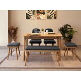 Hanah home Set trpezarijski sto i stolice Vina Mini 03 1053, Antracit Cijene