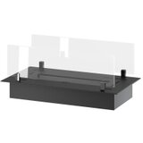  InFire - Ugrađeni bio kamin 8,5x60 cm 3,5kW crna | Eponuda.com