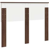  Uzglavlje s uzglavljem Smeđi hrast 135 cm Konstruirano drvo | shoptok.hr