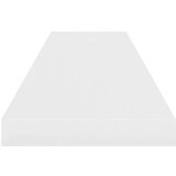 vidaXL Stenske police 4 kosi visok sijaj bele 90x23,5x3,8 cm MDF | Shoptok.si