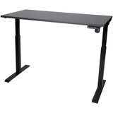  Elektropodesivi sto Ergodynamic A3, Sa jednim motorom, 1000 x 600 x 18mm, Crni | Eponuda.com