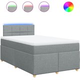  Krevet s oprugama i madracem svjetlosivi 120x190 cm od tkanine | shoptok.hr