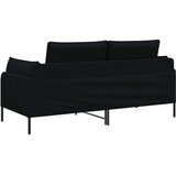 SOFA za dvije osobe Crna 188 x 81 x 89 cm Tkanina Slike