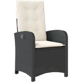  9-dijelni vrtni blagovaonski set s jastucima crni od poliratana | shoptok.hr