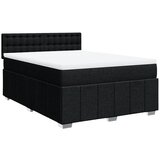 Maison Chic Box spring postelja - Vzmetna postelja z vzmetnico črna 160x200 cm blago SL17745, (21882401) | Shoptok.si