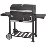 KINGSTONE KMS Roštilj na drveni ugljen Smoker (S kolicima s kotačićima, Dimenzija rešetke za pečenje: 70 x 43,5 cm) | shoptok.hr