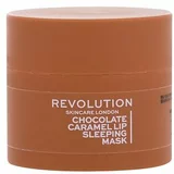 Revolution Lip Sleeping Mask nočna maska za ustnice 10 g odtenek Chocolat Caramel