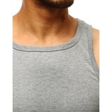 DStreet Tank top męski bez nadruku szary | Shoptok.si