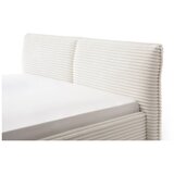 Meise Möbel Bež tapecirani bračni krevet s prostorom za odlaganje s podnicom 160x200 cm Matera – | shoptok.hr