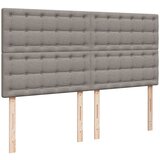  Krevet s oprugama i madracem smeđesivi 180x200 cm tkanina | shoptok.hr