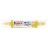  Akrilni marker E-5400 double-liner sa dva vrha Edding žuta Cene