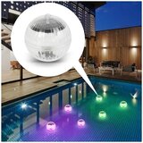 Phenom Plavajoča solarna bazenska RGB LED svetilka 10 cm | Shoptok.si