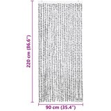  Zastor protiv insekata svjetlosivi/tamnosivi 90 x 220 cm šenil | Eponuda.ba