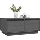  Stolić za kavu sivi 80 x 50 x 35 cm od masivne borovine | Eponuda.com