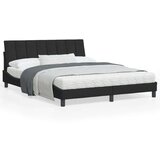 vidaXL okvir za krevet s uzglavljem crni 160x200 cm baršunasti | shoptok.hr