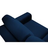 Cosmopolitan Design Plava baršunasti sklopiva/s prostorom za odlaganje sofa 235 cm Kyoto – | shoptok.hr