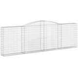  Lučne gabionske košare 10kom 400x30x120/140cm pocinčano željezo | shoptok.hr