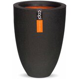 Capi Vaza Urban Smooth elegantna nizka 36x47 cm črna | Shoptok.si