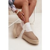 VINCEZA Low suede snow boots for women with embroidery on platform | shoptok.hr
