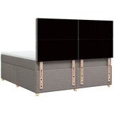  Krevet s oprugama i madracem smeđesivi 180x200 cm tkanina | shoptok.hr