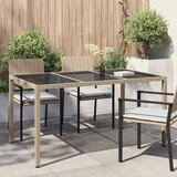  Stol za vrt Bež 150 x 90 x 75 cm poliratan Cijene