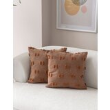 Aberto Design set dekorativnih jastučnica Tuffet, 43x43 cm, 2 komada, Braon Cene