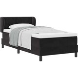  s opruga kutije s uzglavljem Crna 90 x 190 cm Baršun | shoptok.hr
