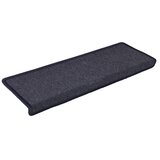  Prostirke za stepenice 15 kom 65x21x4 cm tamno sive i plave pravokutne rubove | shoptok.hr