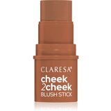 Claresa Cheek 2 Cheek kremasti bronzer v paličici odtenek 02 Milk Choco 6 g | Shoptok.si