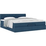 vidaXL Otomanski krevet s madracem plavi 180x200cm od tkanine | shoptok.hr