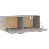  Zidni ormarić boja betona 100x36,5x35 cm od konstruiranog drva | shoptok.hr