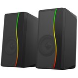 Mikado Zvučnici 2.1 gaming Mikado MD-254 2 1 25W (5W*2 15W) USB SD FM FM Bluetooth supported RGB sound system, 40116 | Eponuda.ba