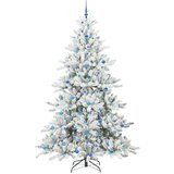 vidaXL Umjetno božićno drvce s nogom with LEDs s stalakom 240cm PVC | shoptok.hr