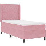  Krevet s opruga kutije s madracem Ružičasta 90 x 200 cm Baršun | shoptok.hr