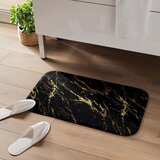 Douceur d intérieur Črna/v zlati barvi kopalniška preproga 45x75 cm Aquamarbre – | Shoptok.si