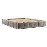 Maison de Rêve Bež oblazinjena zakonska postelja s prostorom za shranjevanje z letvenim dnom 160x200 cm Aruba L – | Shoptok.si