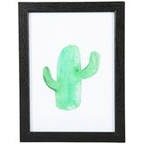 PT LIVING Zidna slika u crnom okviru Cactus, 13 x 18 cm Cijene