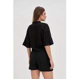 Marisse Viscose-Linen Black Shirt | shoptok.hr