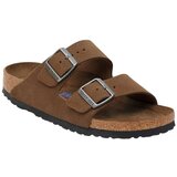 Birkenstock Sandali & Odprti čevlji Arizona SF Suede Leather Narrow - Dark Tea Tonal Kostanjeva | Shoptok.si